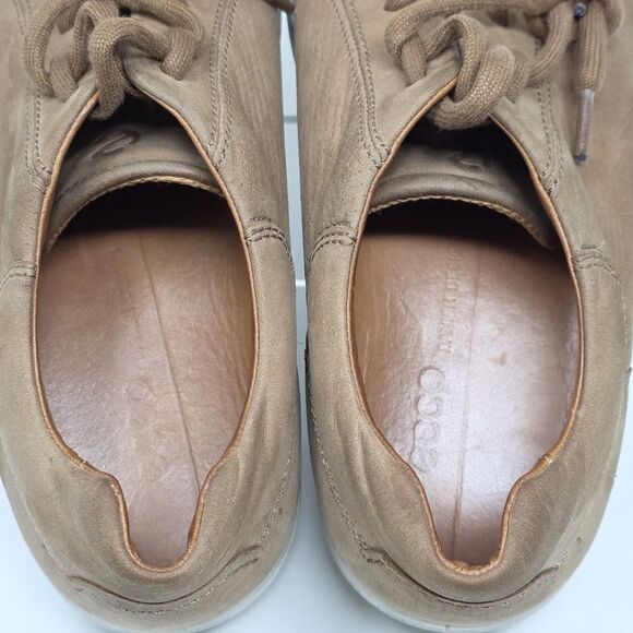 Ecco SOFT 7 Street Sneakers Shoes Brown Comfort Men's Size EU 44 US 10-10.5 - Picture 7 of 10